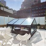 From the real estate listing for the buildingâpretty roof deck